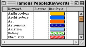 Keyword Window Graphic