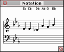 Notation window