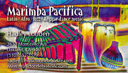 Marimba Pacifica card design by imaja.com